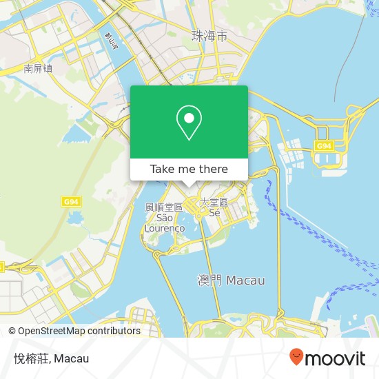 悅榕莊 map