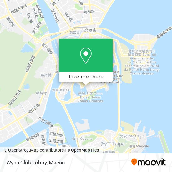 Wynn Club Lobby map