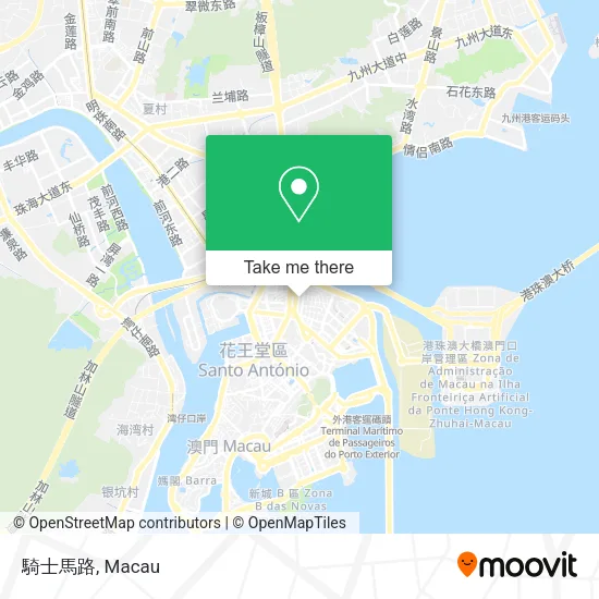 騎士馬路地圖