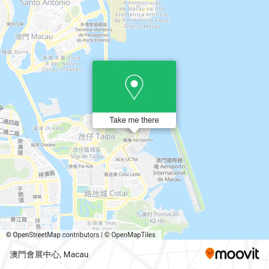 澳門會展中心 map