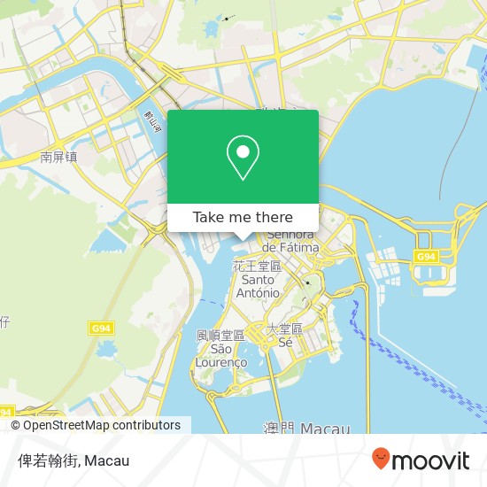 俾若翰街 map