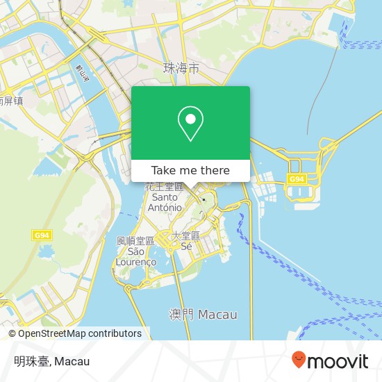 明珠臺 map