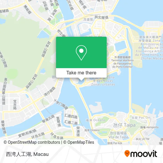 西湾人工湖 map