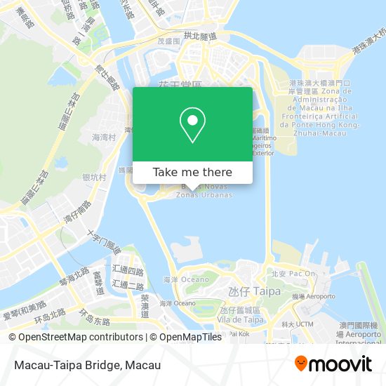 Macau-Taipa Bridge map