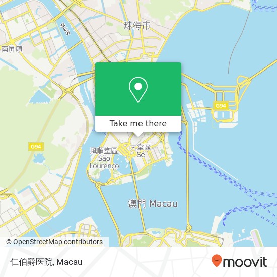 仁伯爵医院 map