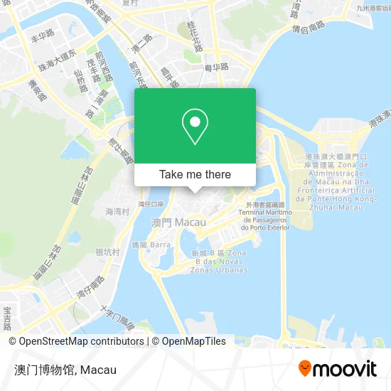 澳门博物馆地圖