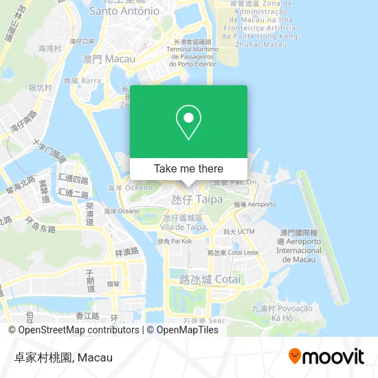 卓家村桃園地圖