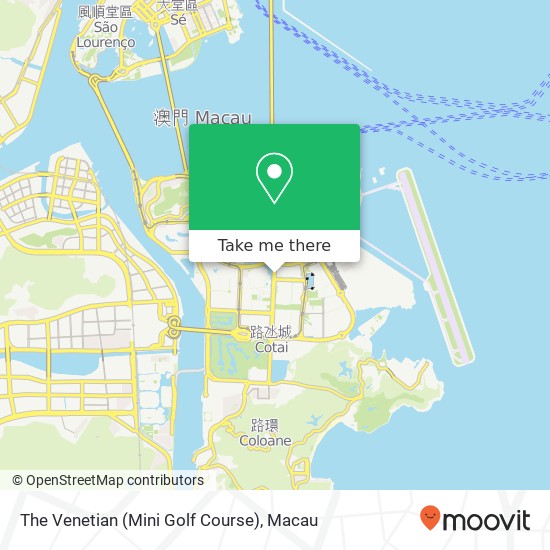 The Venetian (Mini Golf Course) map