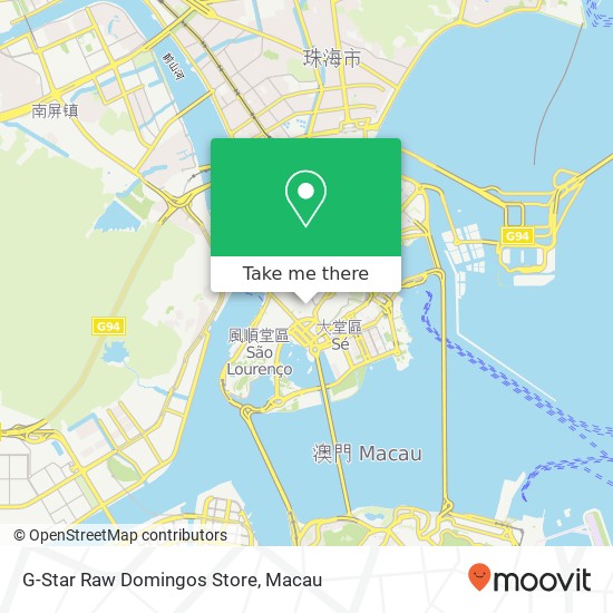 G-Star Raw Domingos Store map