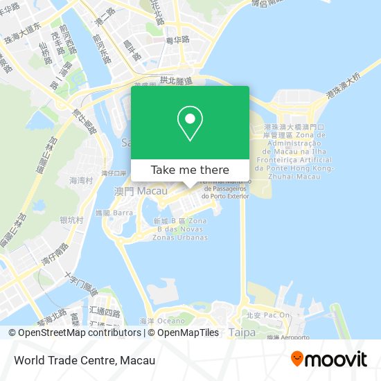 World Trade Centre map