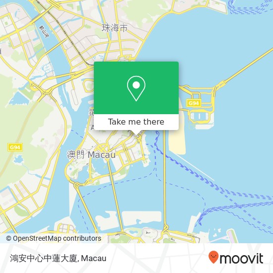 鴻安中心中蓮大廈 map