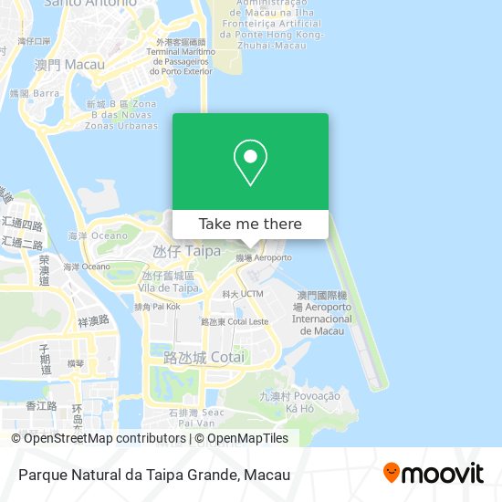 Parque Natural da Taipa Grande map
