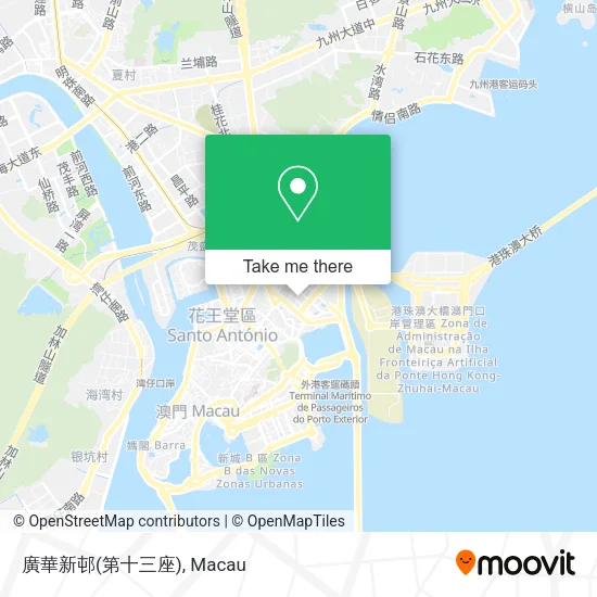 廣華新邨(第十三座)地圖