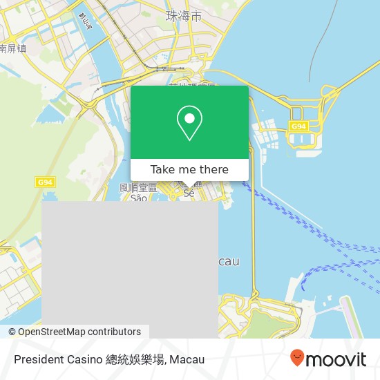 President Casino 總統娛樂場 map