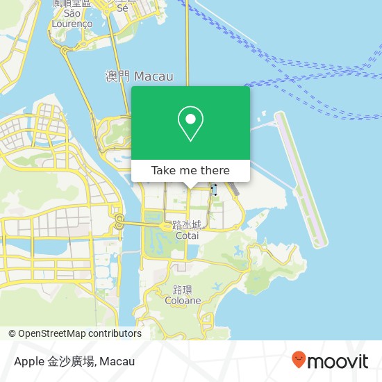 Apple 金沙廣場地圖