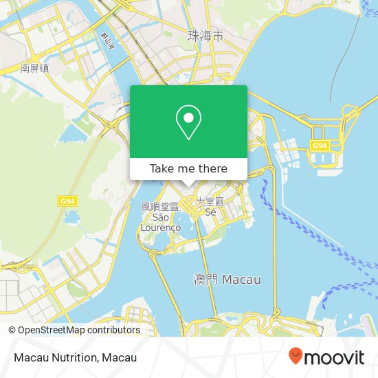 Macau Nutrition map