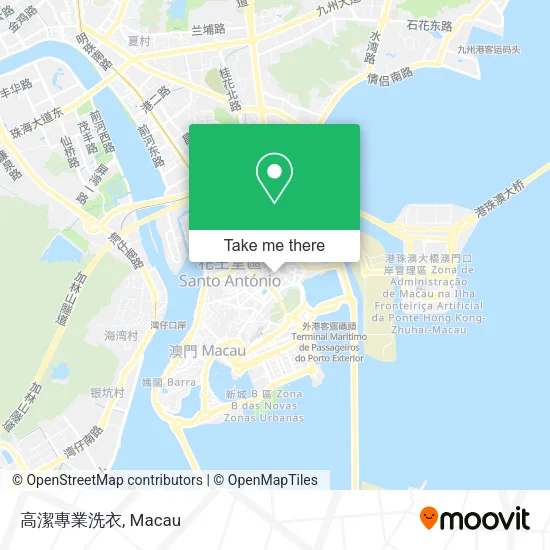 高潔專業洗衣地圖
