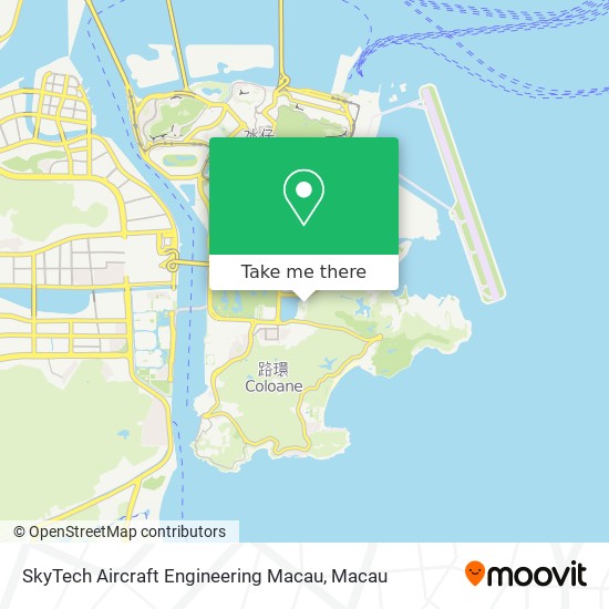 SkyTech Aircraft Engineering Macau地圖