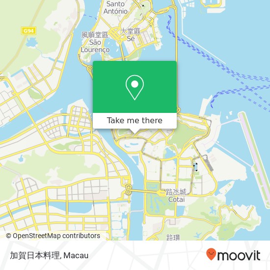 加賀日本料理, Avenida de Kwong Tung 29 Dang Zai map