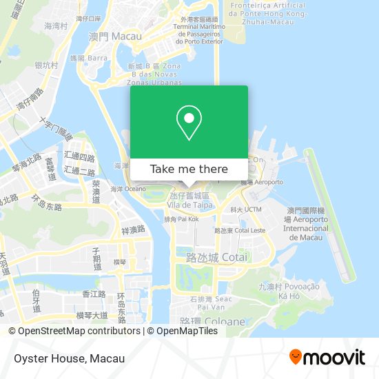 Oyster House map