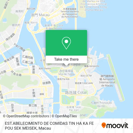 EST.ABELECIMENTO DE COMIDAS TIN HA KA FE POU SEK MEISEK地圖
