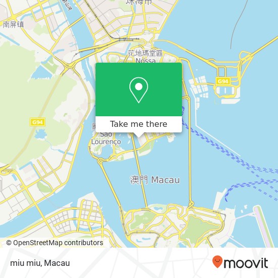 miu miu, Praceta 24 de Junho Ao Men Ban Dao map
