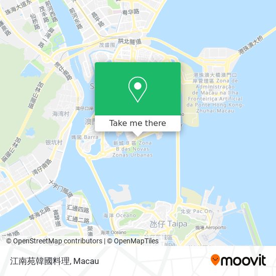 江南苑韓國料理 map