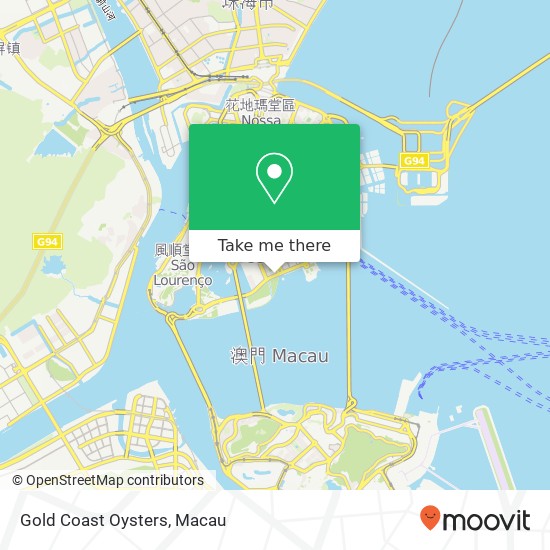 Gold Coast Oysters, Avenida Dr. Sun Yat-Sen 1403 Ao Men Ban Dao map