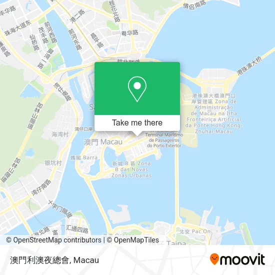 澳門利澳夜總會地圖