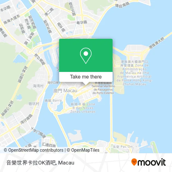 音樂世界卡拉OK酒吧地圖