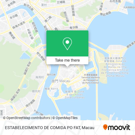 ESTABELECIMENTO DE COMIDA PO FAT map