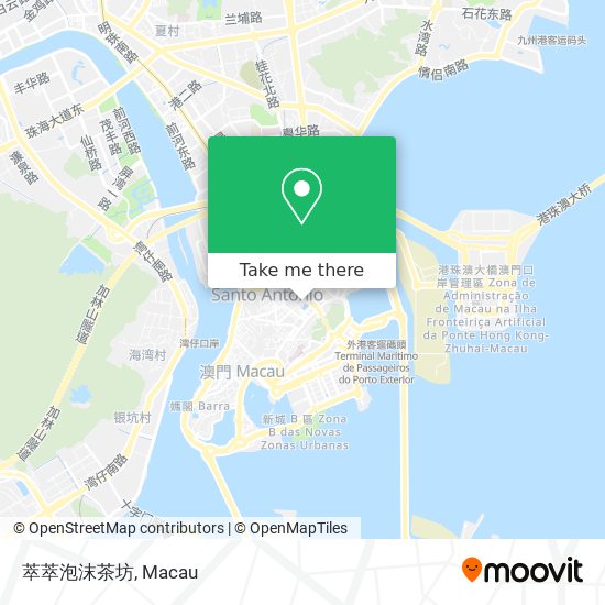 萃萃泡沫茶坊 map