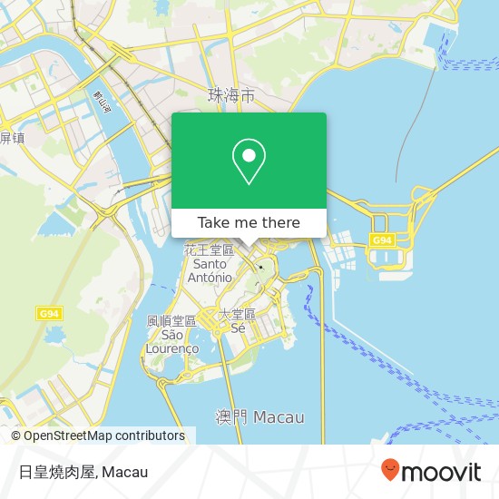 日皇燒肉屋, Jia Bo Le Ti Du Jie 14 Ao Men Ban Dao map