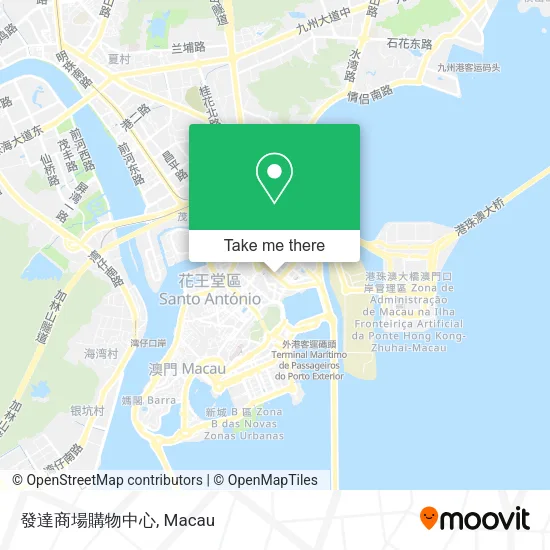 發達商場購物中心地圖
