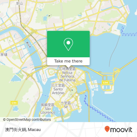 澳門街火鍋, Qi Shi Ma Lu 85 Ao Men Ban Dao map