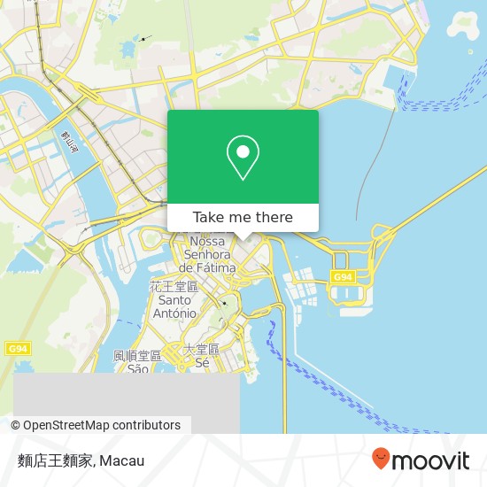 麵店王麵家, Lao Dong Jie Jie 226 Ao Men Ban Dao map