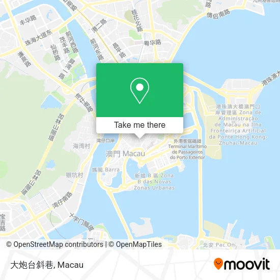 大炮台斜巷地圖