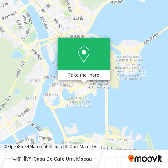 一号咖啡屋 Casa De Cafe Um地圖