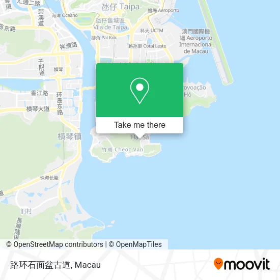 路环石面盆古道 map