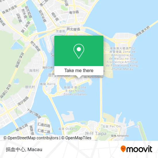 捐血中心地圖