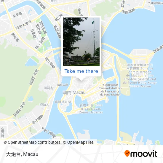 大炮台地圖