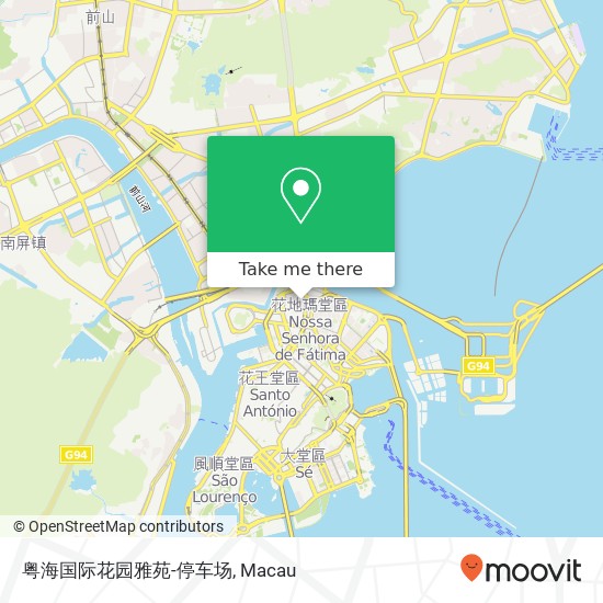 粤海国际花园雅苑-停车场 map