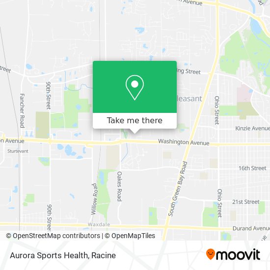 Mapa de Aurora Sports Health