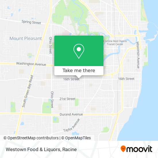 Westown Food & Liquors map