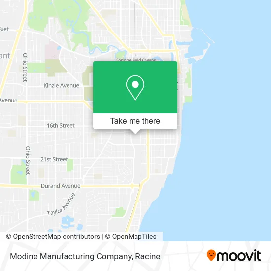 Modine Manufacturing Company map