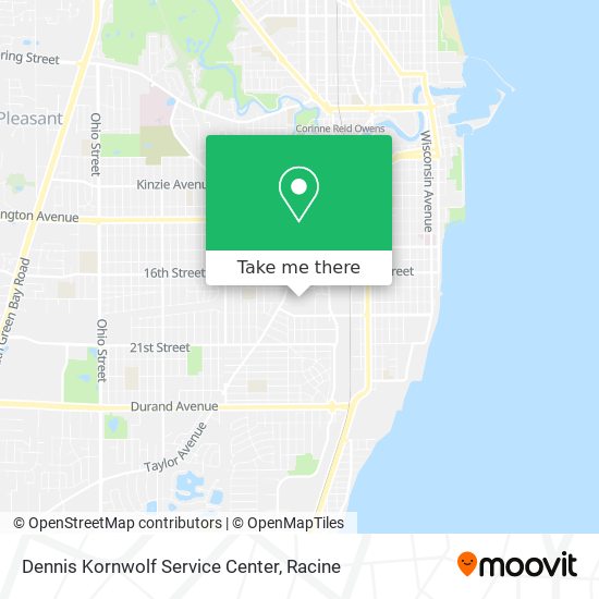 Dennis Kornwolf Service Center map