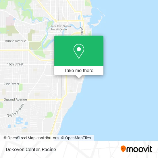 Dekoven Center map