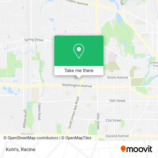 Kohl's map
