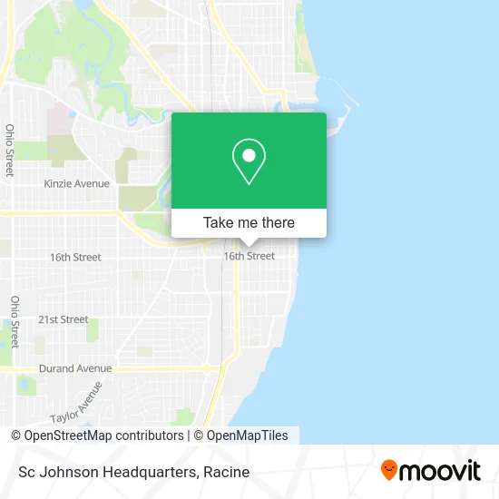 Sc Johnson Headquarters map