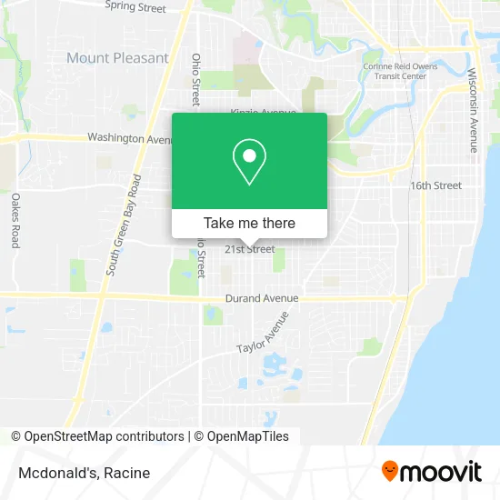 Mcdonald's map